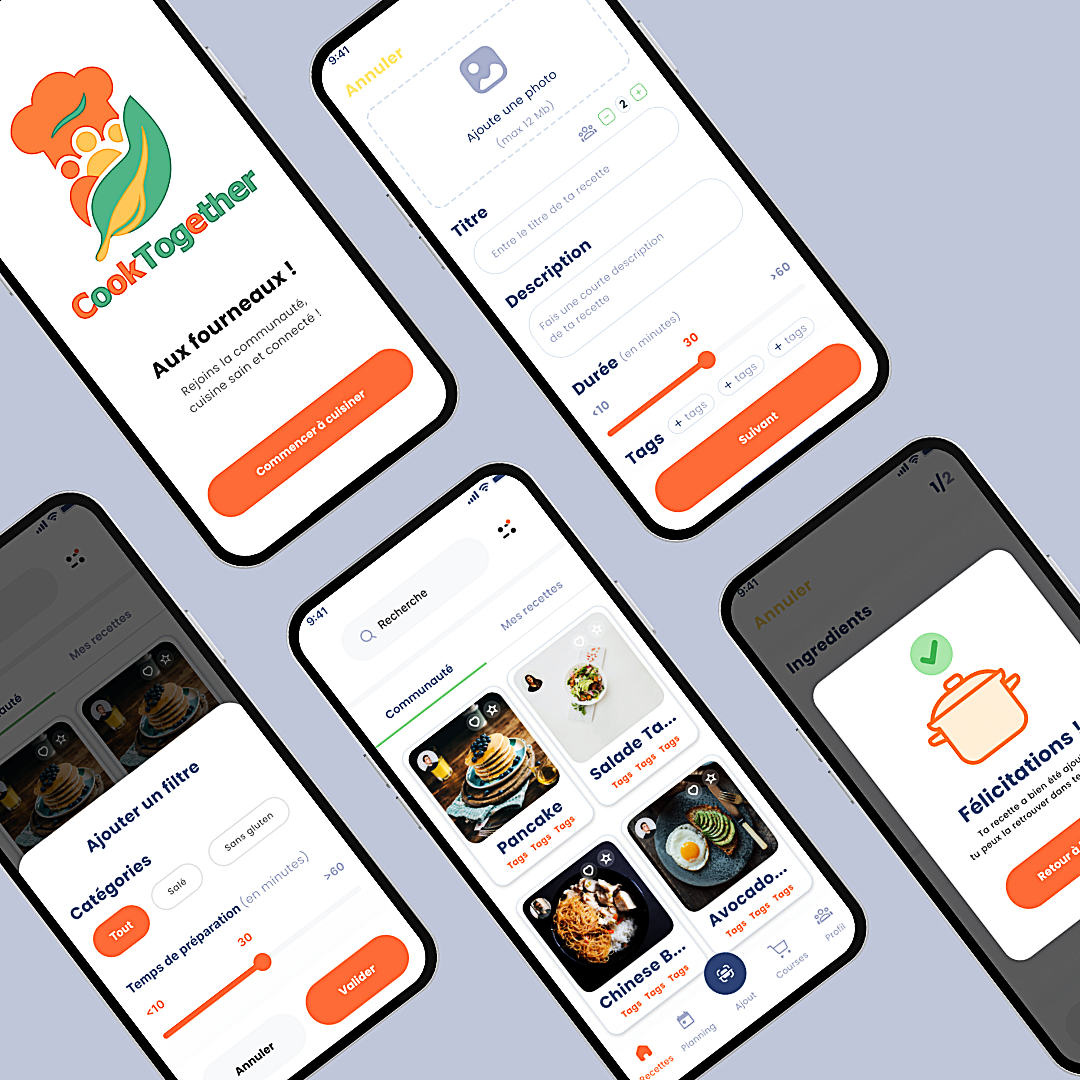 Mockup secondaire CookTogether